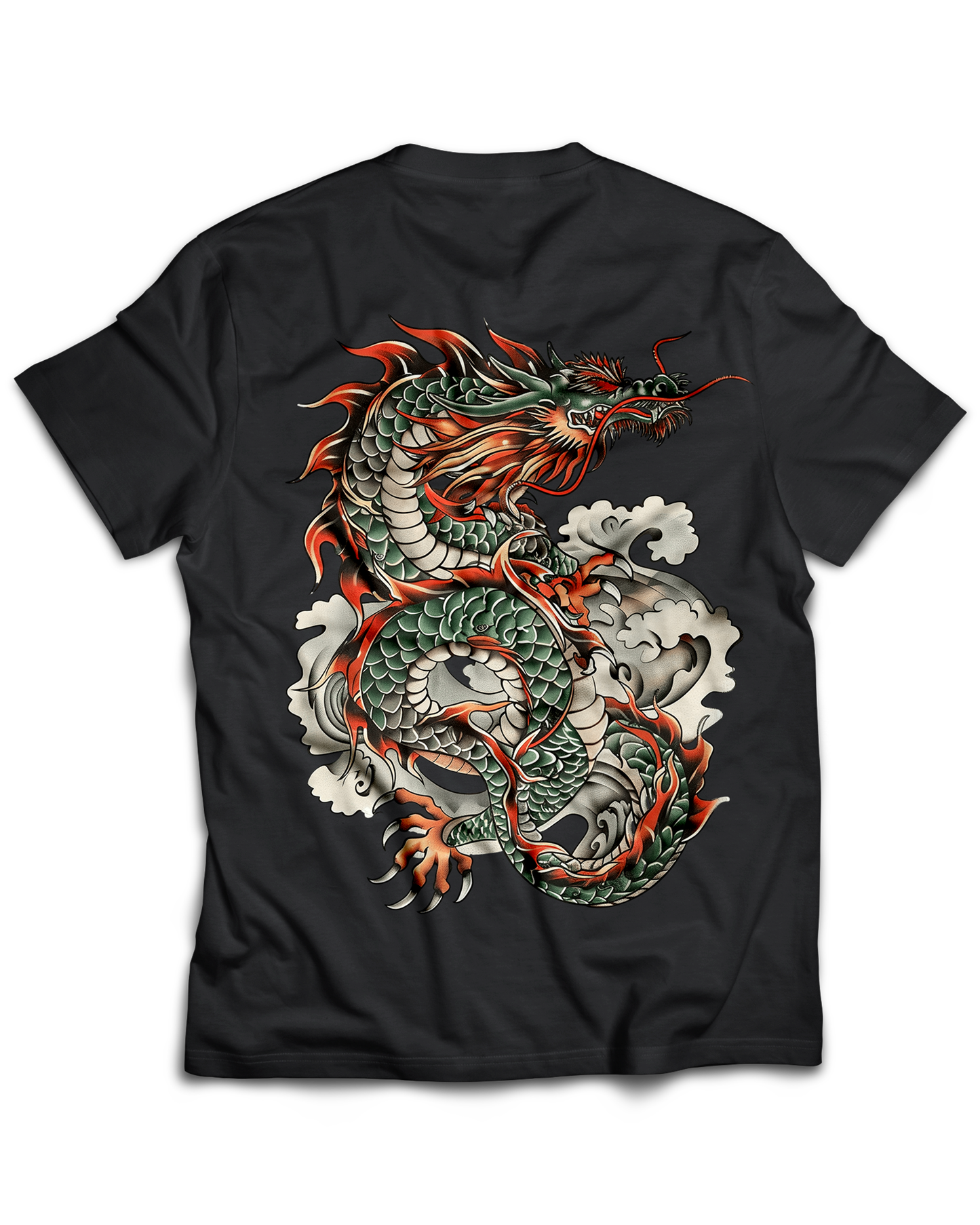 Traditional Japanese Dragon T-Shirt | ReaperCult