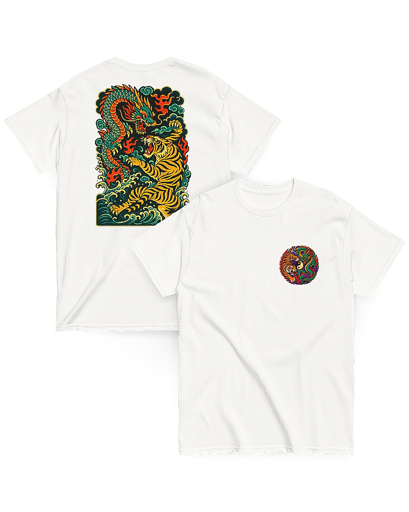 Dragon VS Tiger T-Shirt | ReaperCult